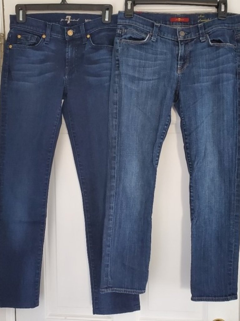 7 For All Mankind Bundle - Roxanne + Slim Straight - 26/27